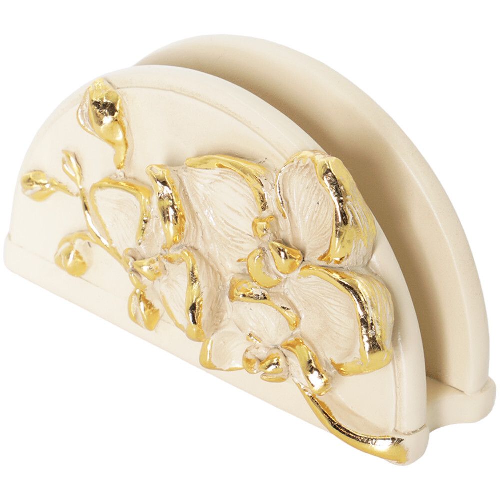 Сувенир Салфетница Орхидея Мильтония Айвори