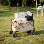 Тележка туристическая Naturehike TC 03 88х53х103 см, 186 л, бежевая