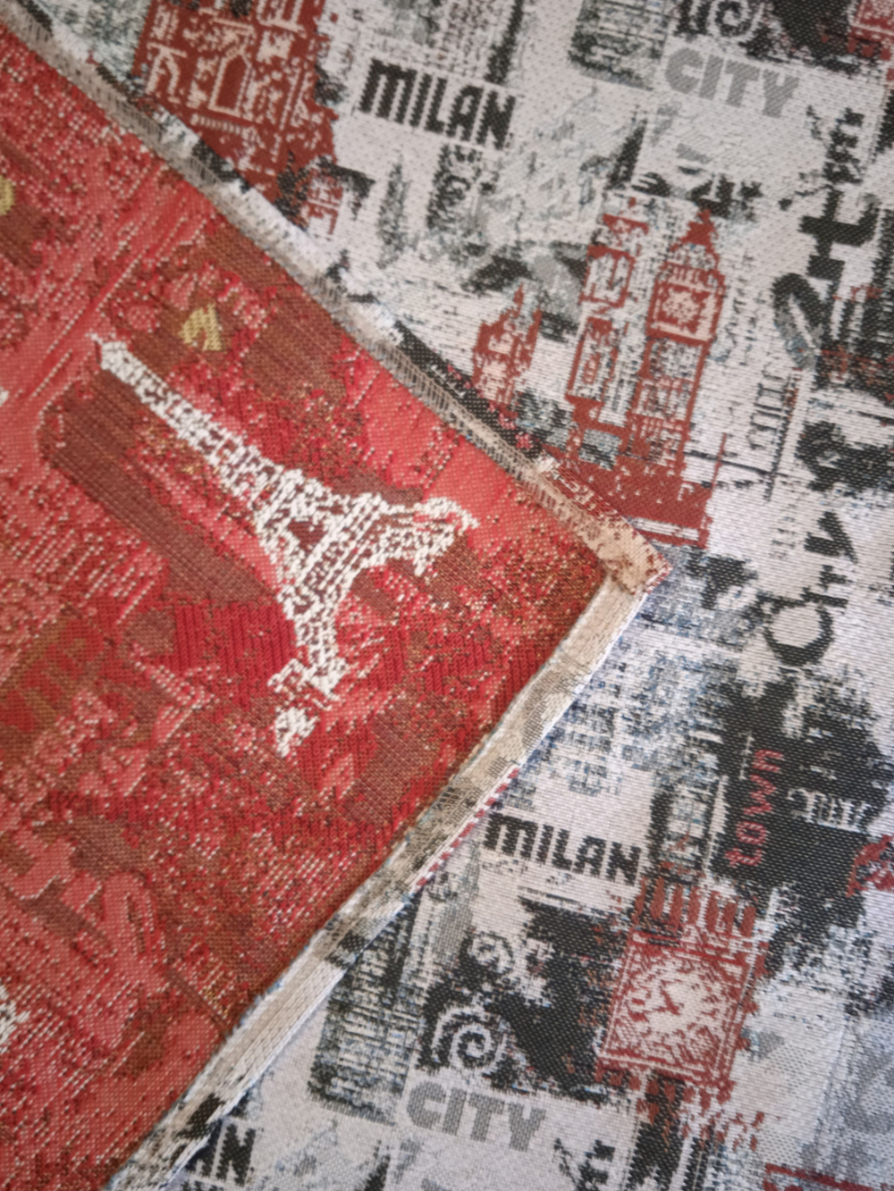 Покрывало гобеленовое Путешествие по Европпе евро (240х200)