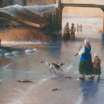Картина «Winterliche Szene/Зимняя сцена»