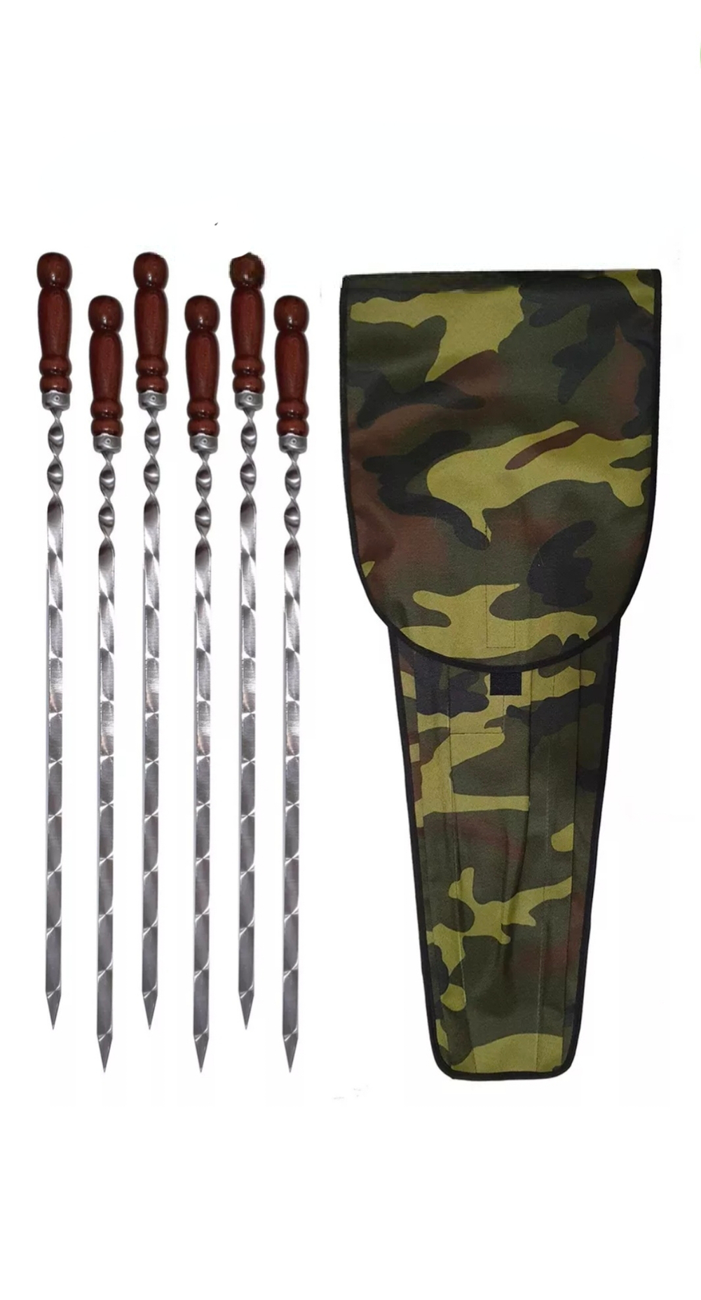 Набор шампуров 6 шт в чехле