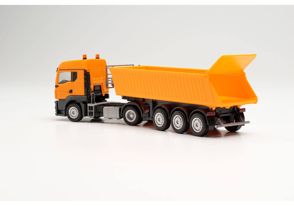 Грузовик MAN TGS TM, пп самосвал, оранжевый