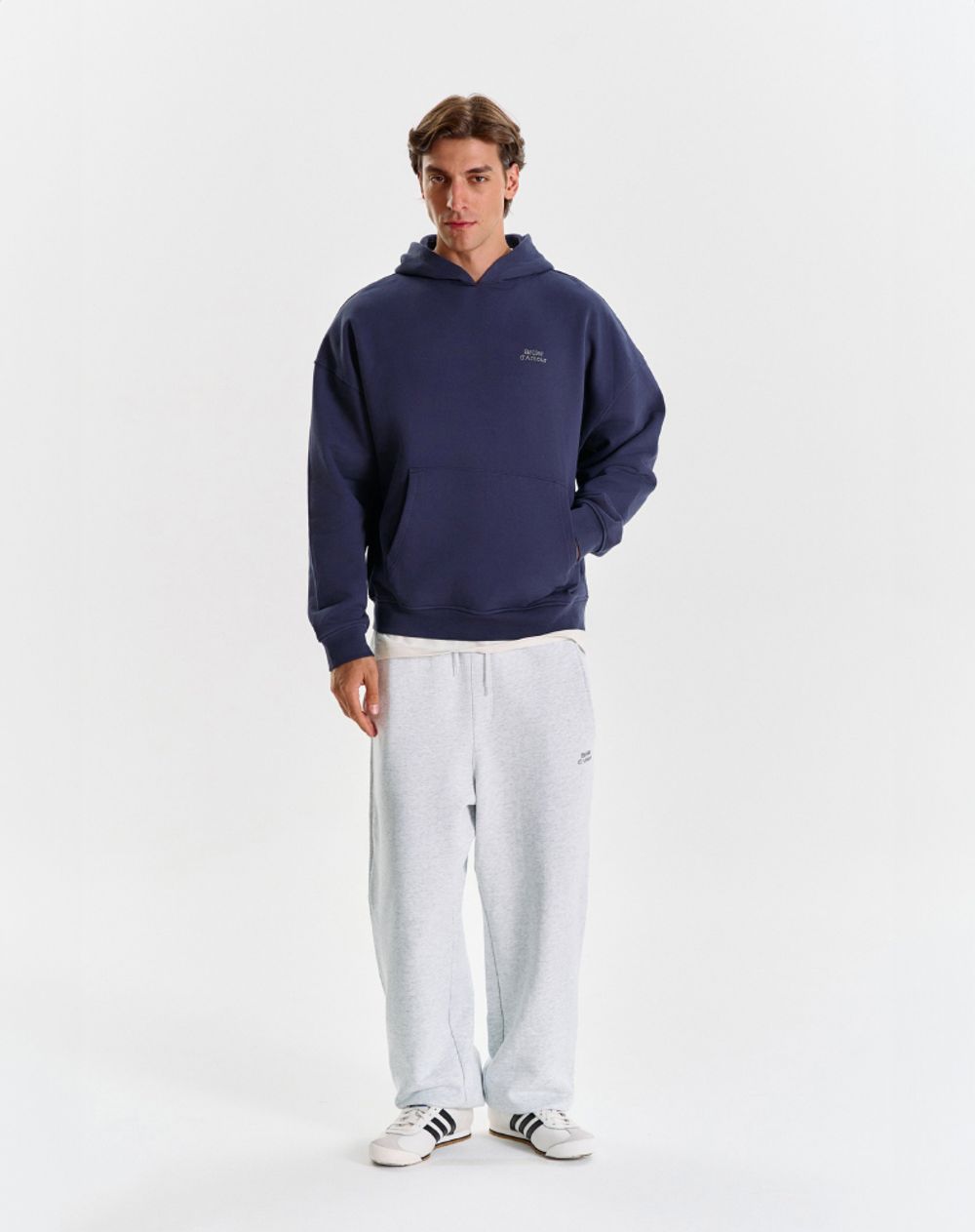 Худи Bruler d'Amour Logo de base 04 темно-синее