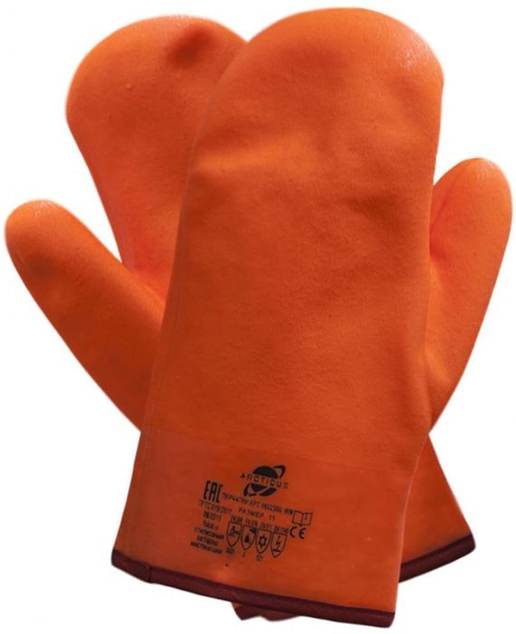 Нефтеморозостойкие рукавицы, ПВХ покрытие с песочным рельефом, Arcticus 1602300 WM