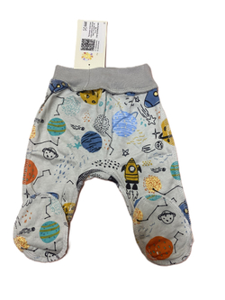 Ползунки пояс рибана из кулирки (100% хлопок) швы наружу на рост 56см