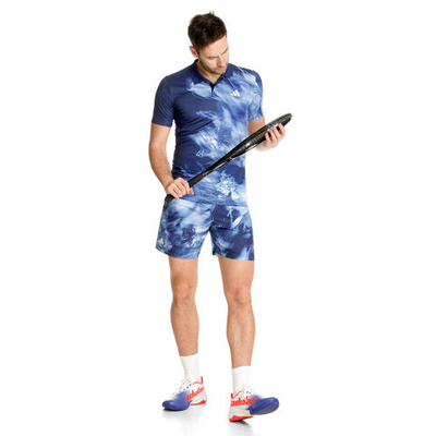 Мужское теннисное поло adidas Melbourne HEAT.RDY FreeLift Polo Men - Blue, White