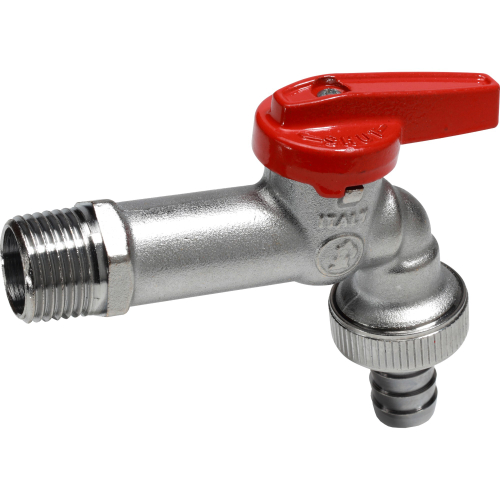 Кран шаровой Giacomini садовый с флажковой ручкой 1/2quot;, R619IX103
