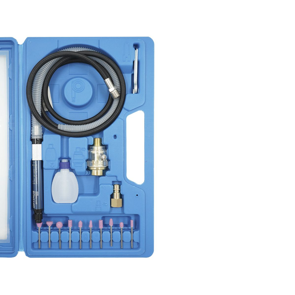 OPT-PG350D Прямая пневматическая бормашинка, 54000 об/мин, 17 предм.