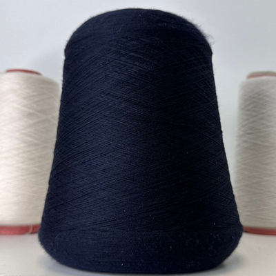 LOUVRE - CARIAGGI for Brunello Cucinelli; 90% меринос, 10% кашемир; 3000м/100гр; part. 87846; col. 102, цвет: черно-синий