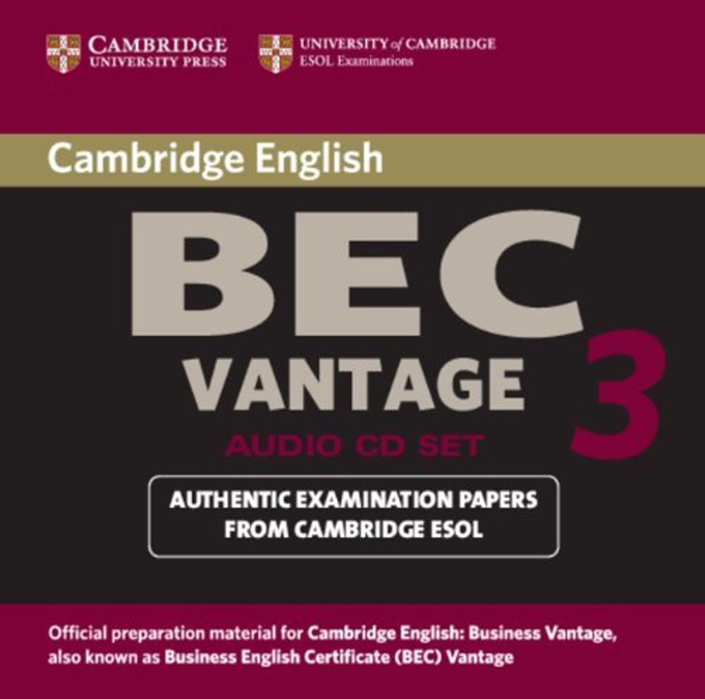 Cambridge BEC Vantage 3 Audio CD (2 CDs)