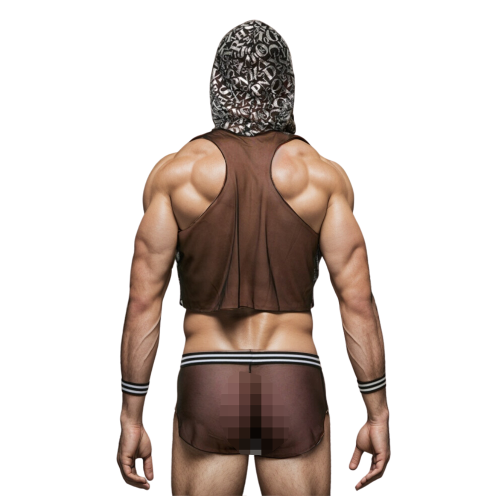 Мужской костюм "Боксер" черный 3 в 1 LaBlinque LB15743