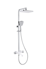12071-F Душевая система с термостатом (БЕЛЫЙ) GANZER (5/1шт)