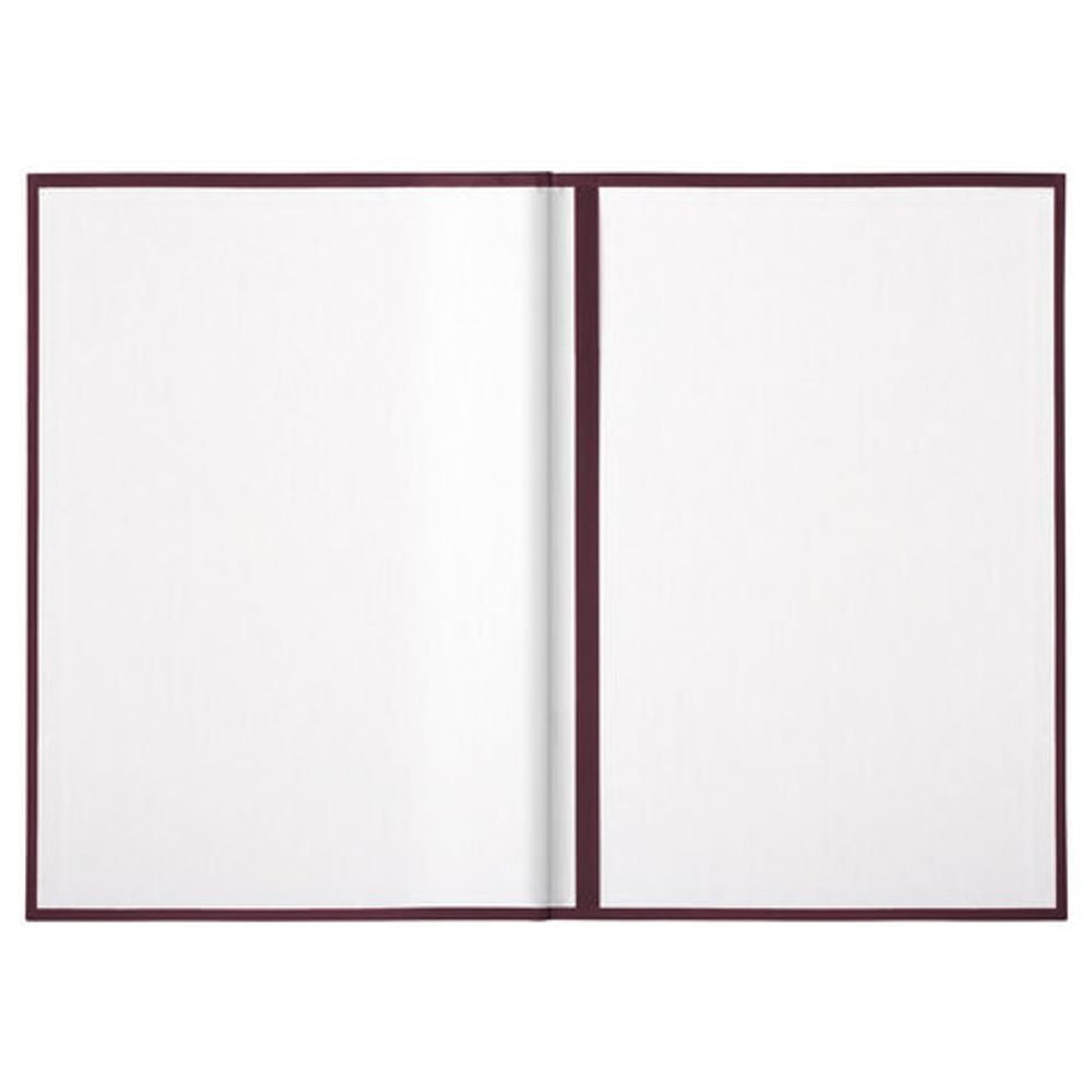 Папка адресная бумвинил с гербом России, формат А4, бордовая, индивидуальная упаковка, STAFF "Basic", 129576