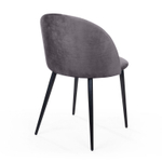 Стул Thomas, бархат серый 27