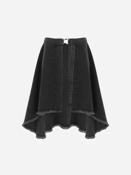 Джинсы с эффектом апсайклинга синие