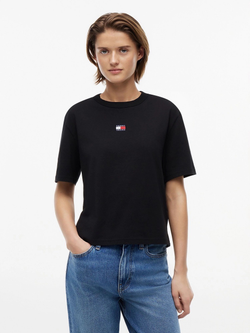 Футболка Tommy Jeans Badge Boxy Black