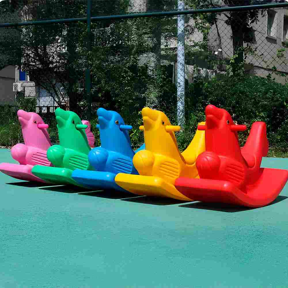 Качалка балансир Для Помещений «Дельфин» Голубой