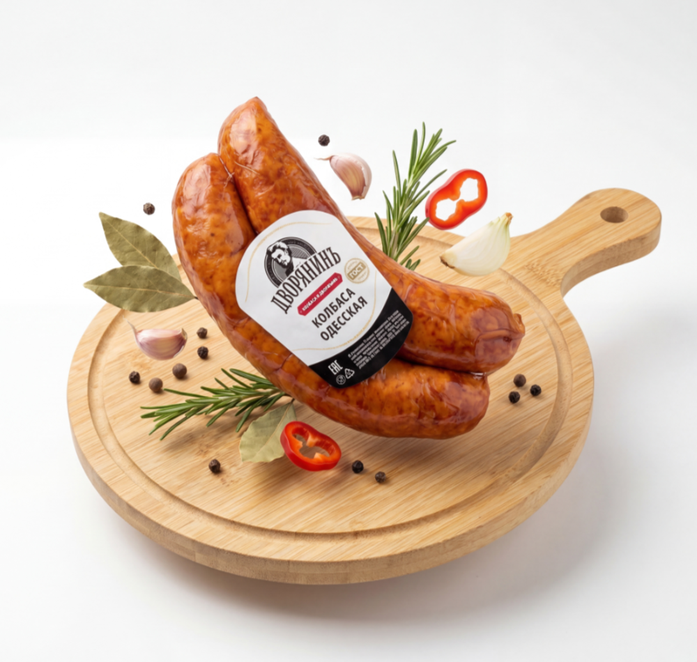 Колбаса Одесская п/к ГОСТ 350г, ТМ Дворянинъ