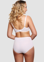 Трусики-макси с кружевными вставками (Размер: 50) (Цвет: пудровый)