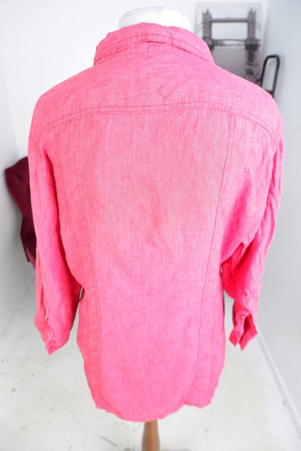 Блузка Franco Callegari льняная, маркировка 46, визуально на 52 размер