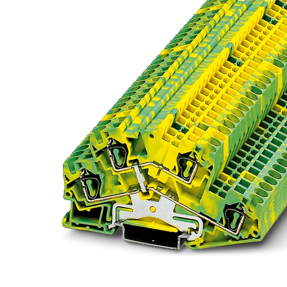 3035072 - STTBS 4-PE - Двухъярусная заземляющая клемма