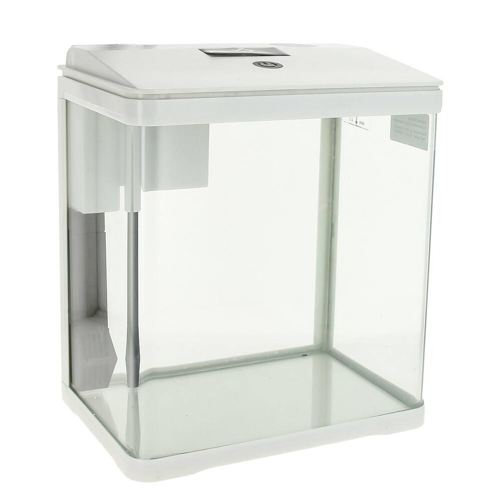 Аквариум PRIME, 7л,  белый, с LED светильником и фильтром