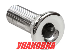 Шпигат нержавеющий d15мм, резьба D20мм (упаковка из 5 шт.)