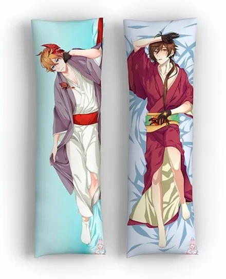 Дакимакура Тарталья и Чжун Ли