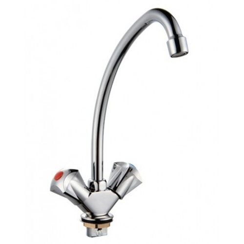 Смеситель для кухни 1/2 рез Казань КС-55 55164 металлиз мах