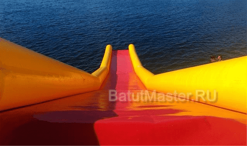 Надувная водная герметичная горка «Эльбрус» 12x5x5 м