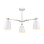 8097/3C MODERNI LN26 342 белый/белый металл, дерево/металл Люстра потолочная Е27 3*60W 220V ROSALINA