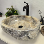 Раковина из оникса Erozy Grey EO-62225 55*42*15 0094