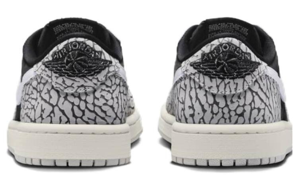 Кроссовки Jordan Air Jordan 1 Low "Black Cement" (Женская размерная сетка)