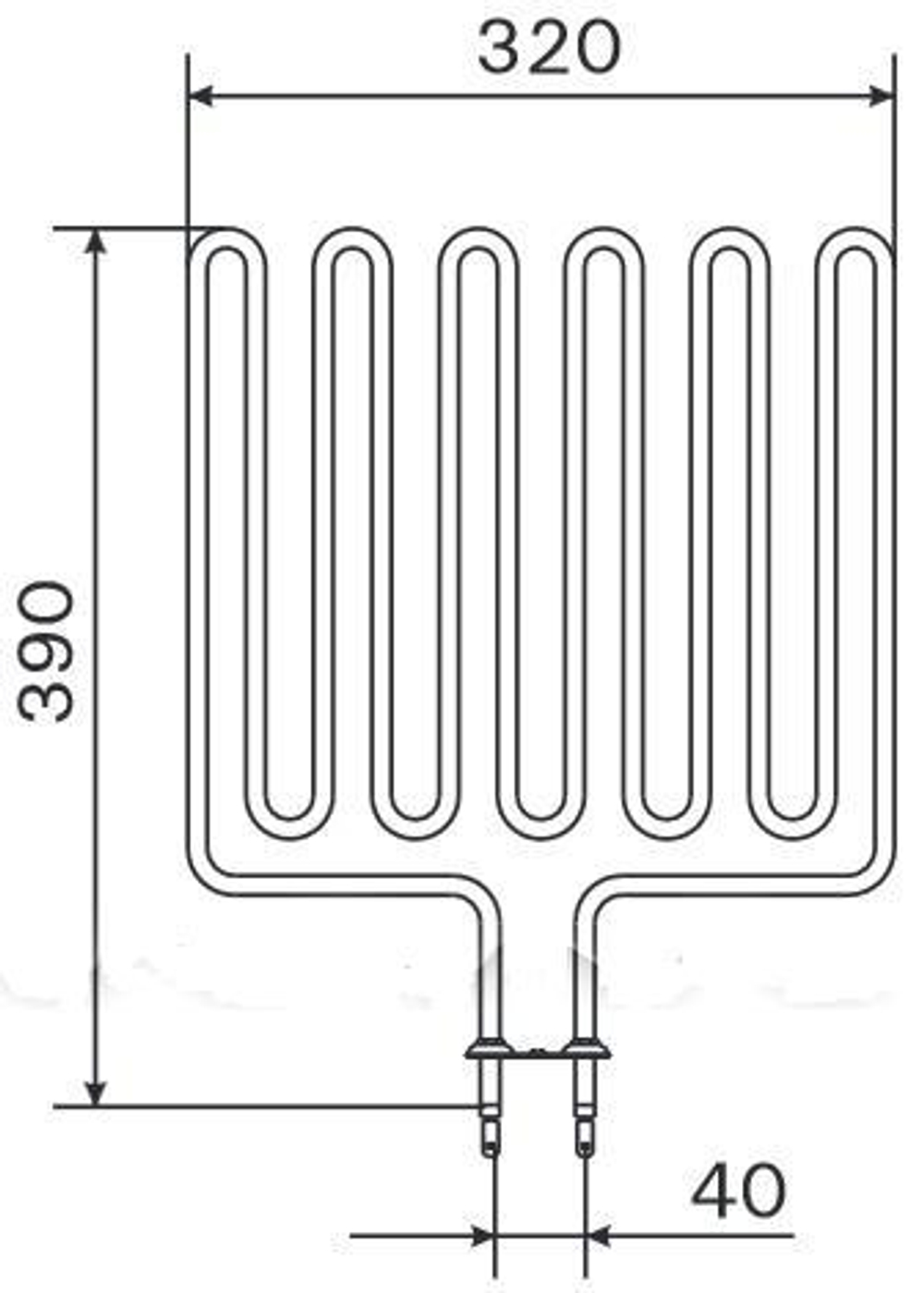 ТЭН Harvia ZSL-318 (3000 W, для печи Profi L33)