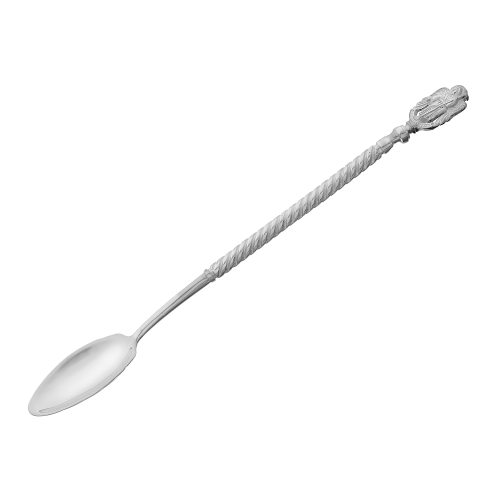 Ложка из серебра/Без покрытия/Ангел-Хранитель