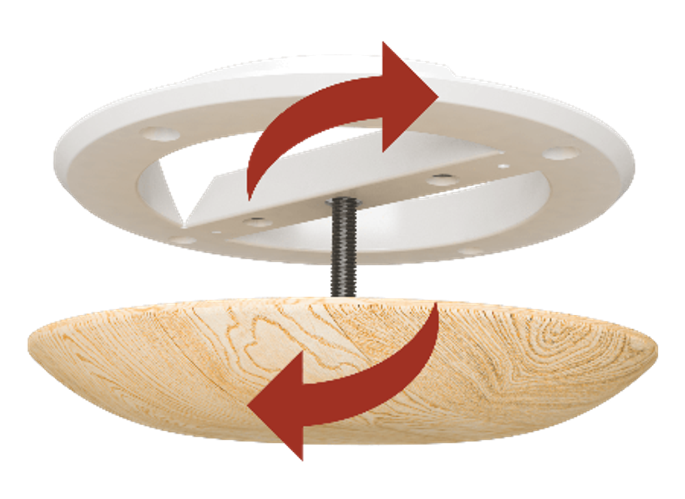 Анемостат DW мет.фланец D150 D190 сосна ERA
