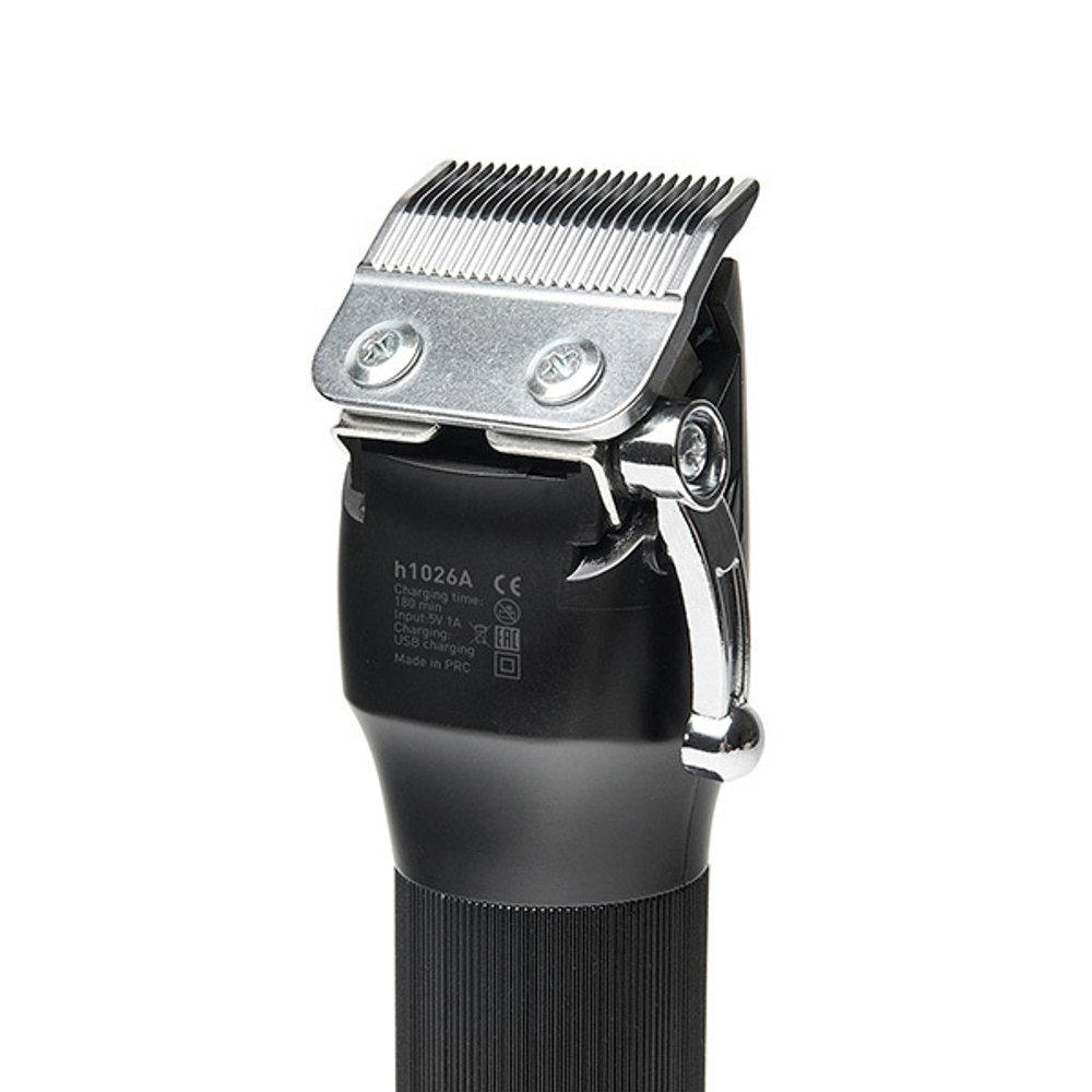 Аккумуляторно-сетевая машинка для стрижки волос с регулировкой высоты среза Harizma Emblem H10126A