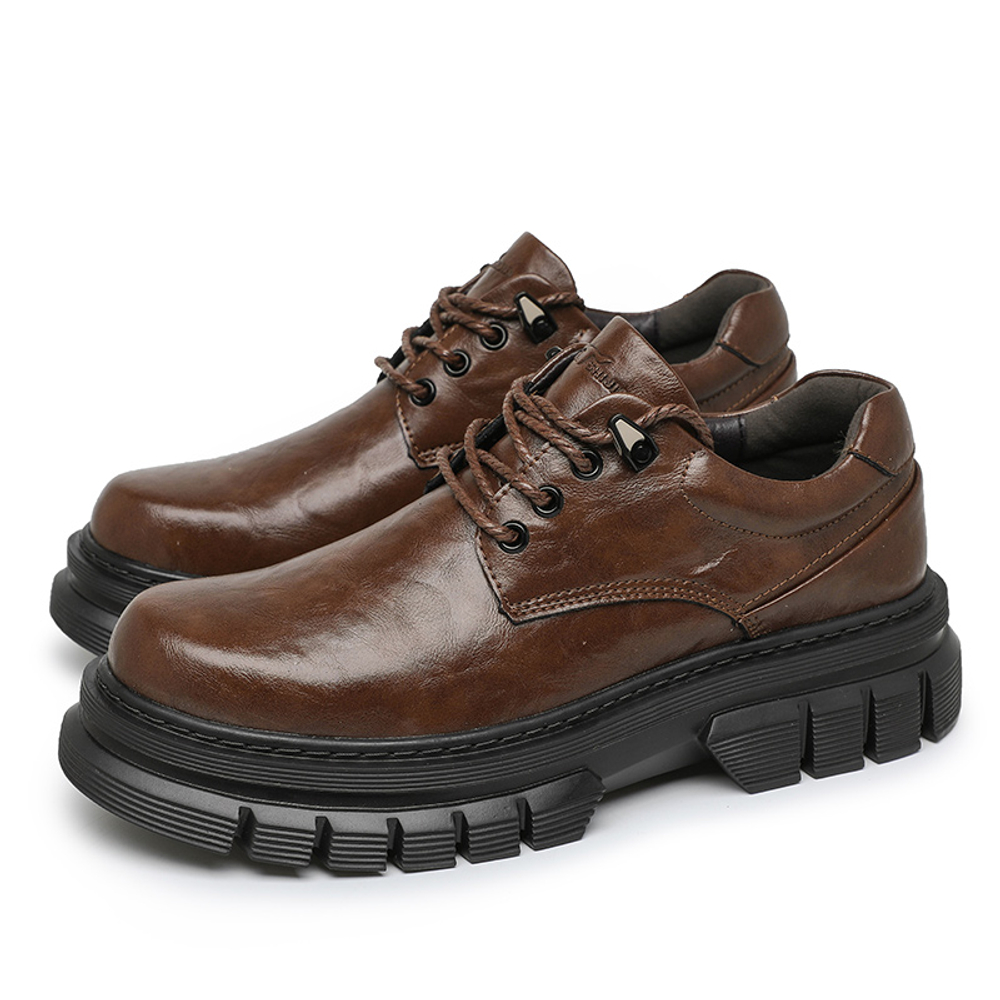 G.N.SHIJIA Work Boots Men"s Low top Black/Brown