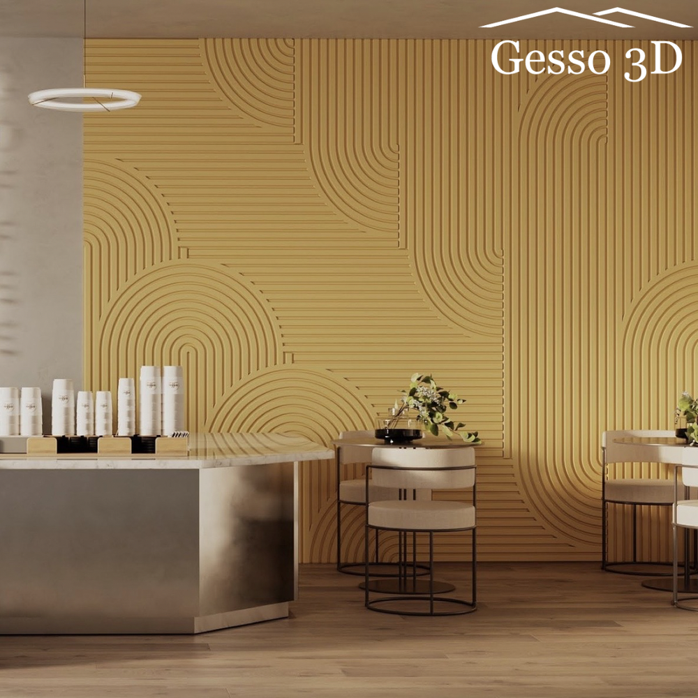 Гипсовая 3D панель Вектор-3