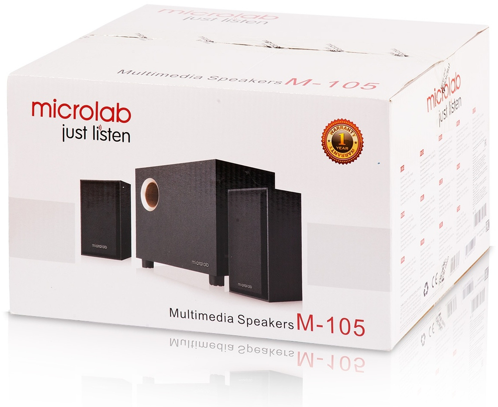 Компьютерные колонки Microlab M-105 черный
