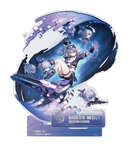 Акриловая фигурка Honkai: Star Rail Character Standee Nihility Silver Wolf