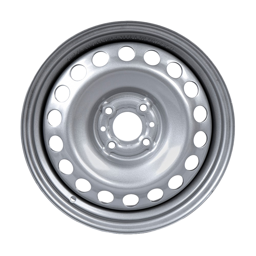 Диск штампованный R15 6J 4x98/58.6 ET35 ВАЗ 2110-12, Fiat GANZ Silver GRN15013