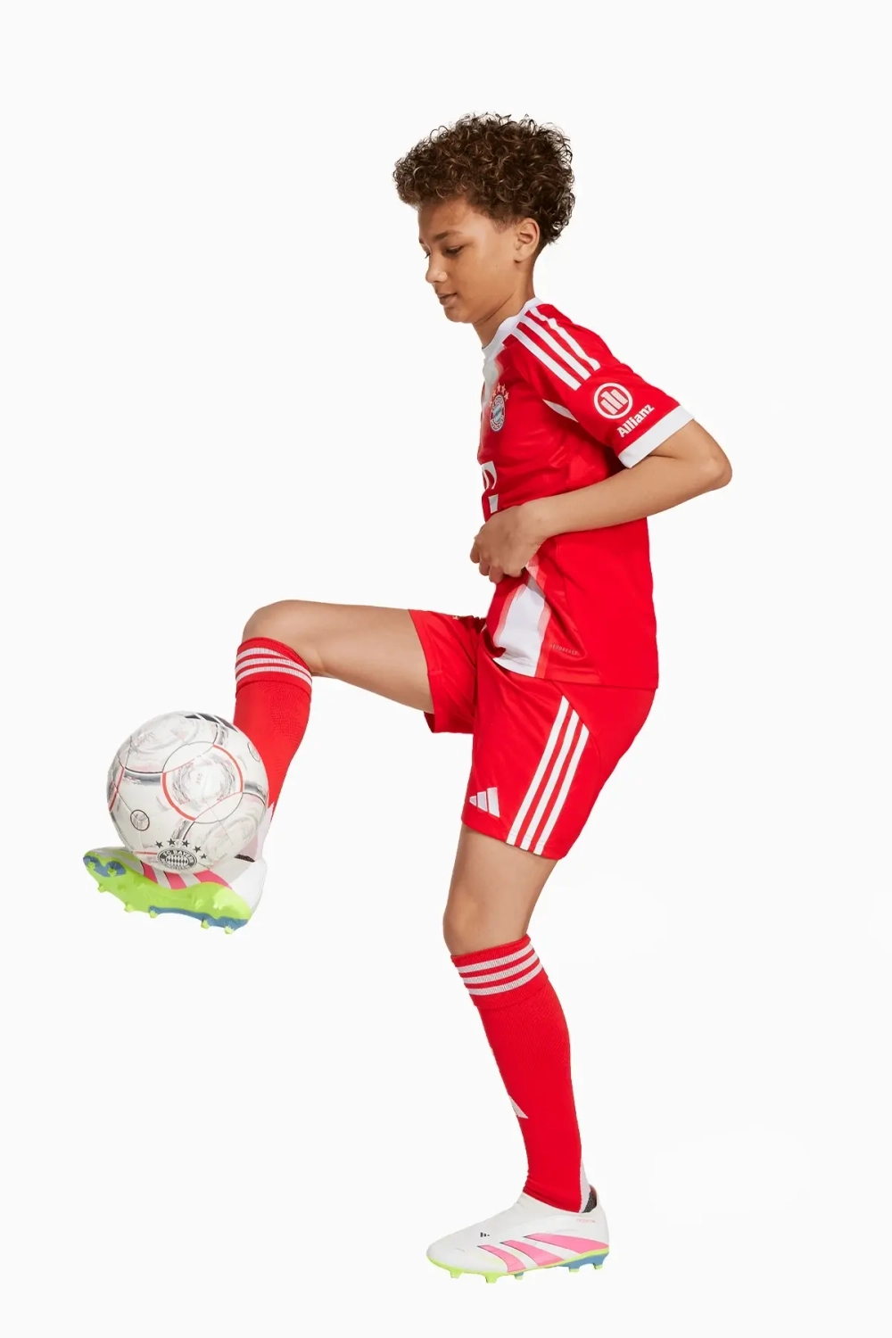 Футболка adidas FC Bayern 25/26 Home Junior - красный