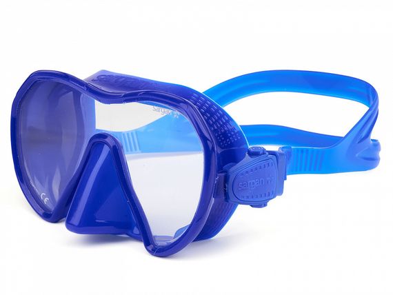 Набор маска+трубка в сумке Sargan Сталкер-Н ярко-синий/черный