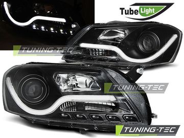 Передняя оптика LIGHT BLACK для VW PASSAT B7 10.10-10.14