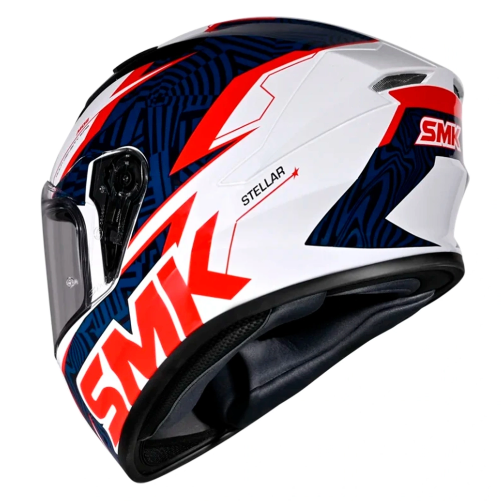 Шлем SMK STELLAR FURY, цвет белый/синий/красный (XL)