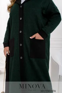 Кардиган 2474-зеленый Minova