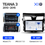 Teyes X1 10.2" для Nissan Teana 2013-2015
