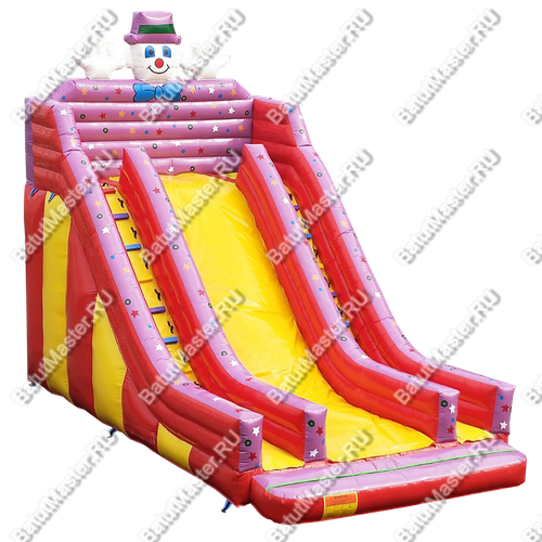 Надувная горка "Весёлый клоун" 8*5*6 м