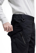 Брюки летние карго цв.черный